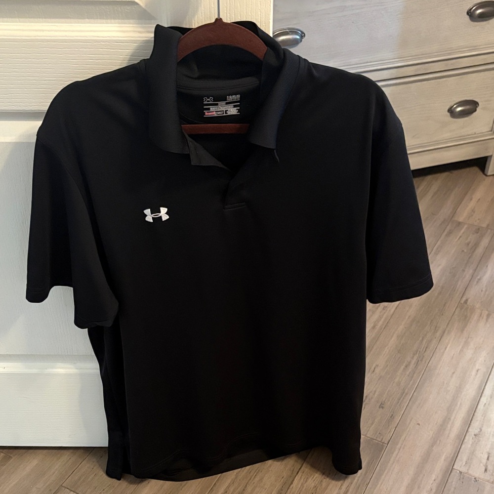 Under Armour Men's Polo Shirt in Black